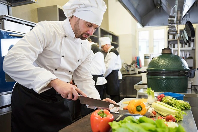 Chef training session for how to start catering business.