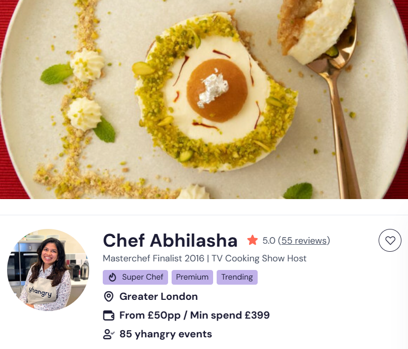 Chef Abhilasha for halal buffet catering in Manchester