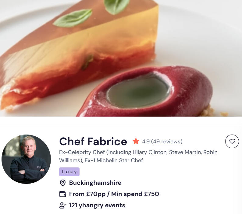 Chef Fabrice for halal food in Manchester