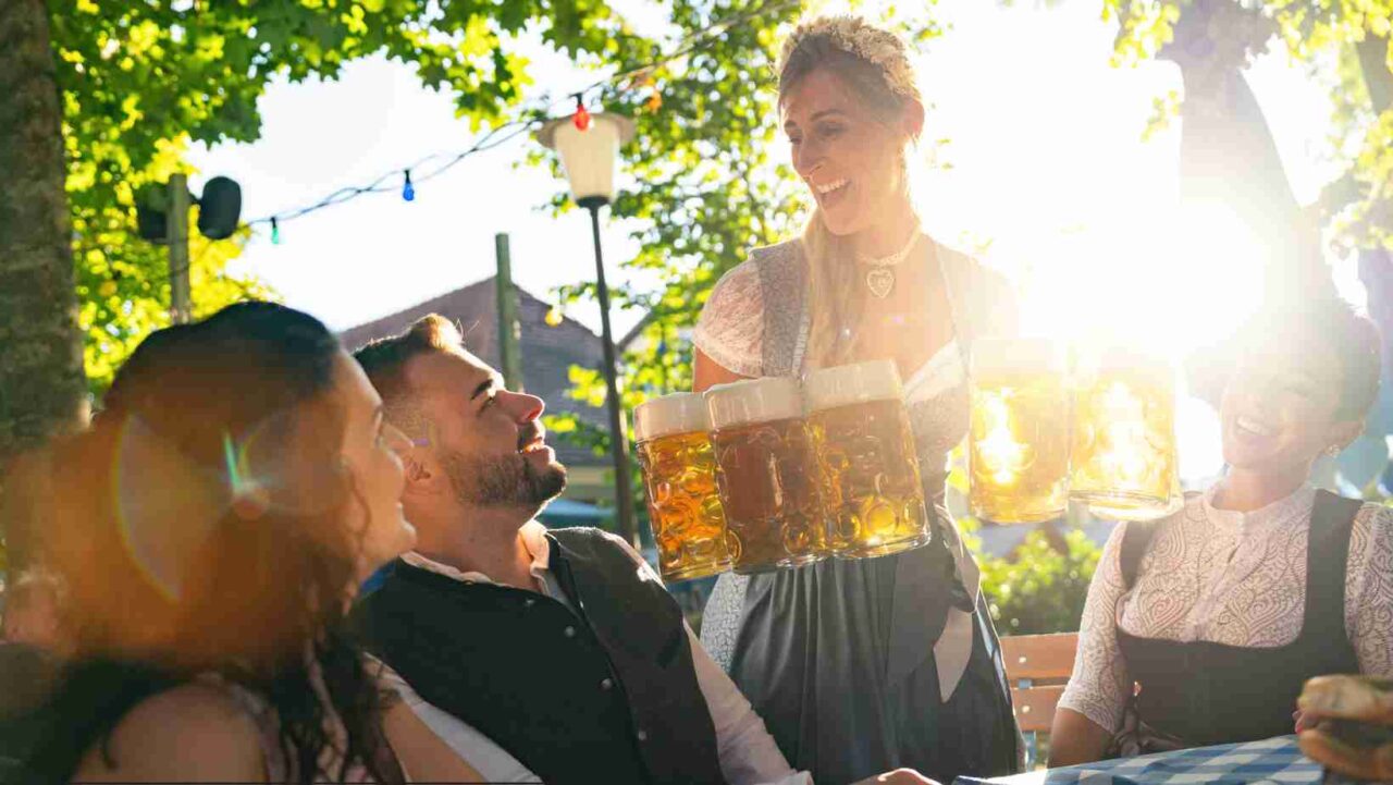 Oktoberfest in Edinburgh is a great place to celebrate birthdays.