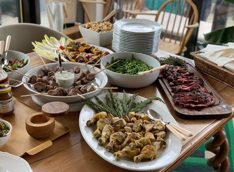 Chef Gregory’s elegant platters for grazing table catering