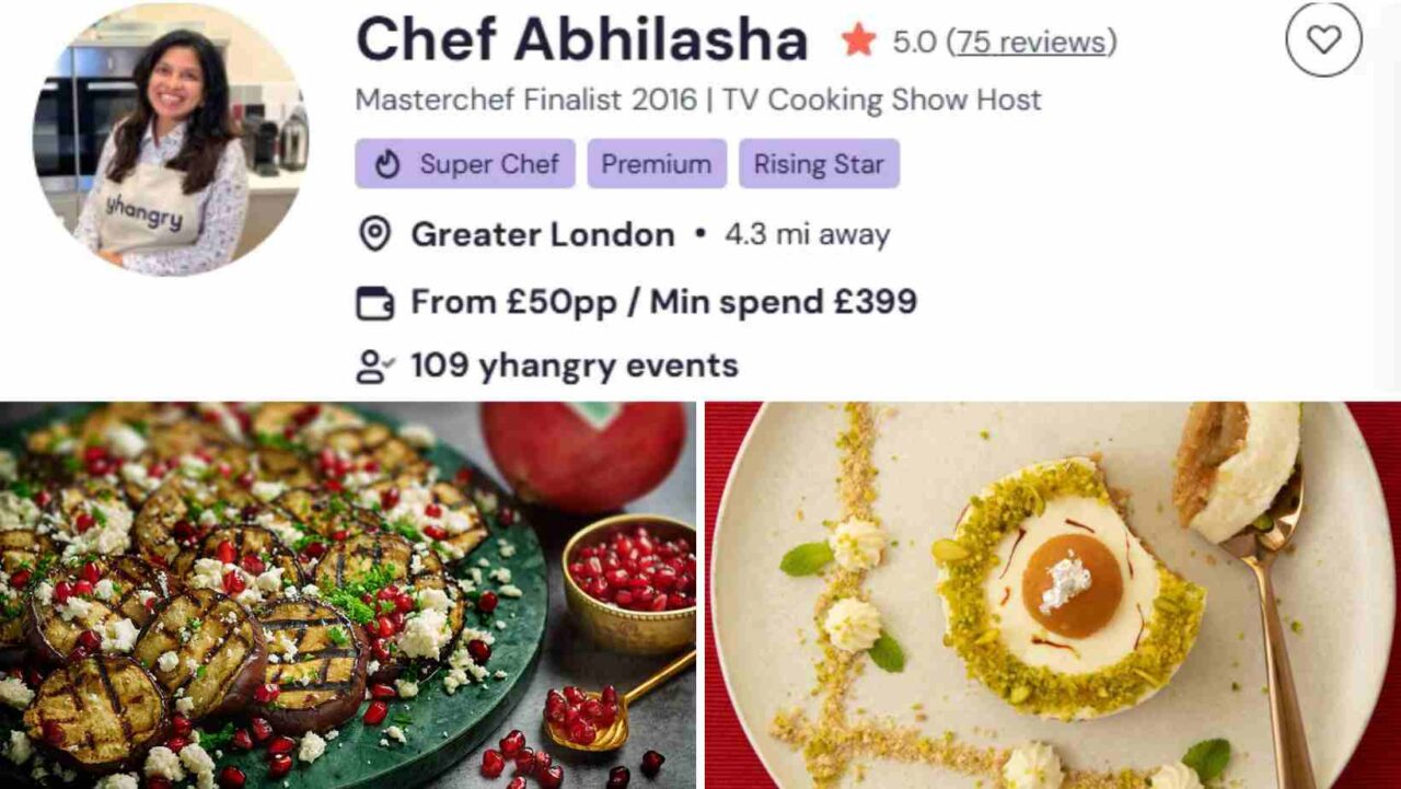 Chef Abhilasha’s is well known for her Ramadan iftar buffet in London.