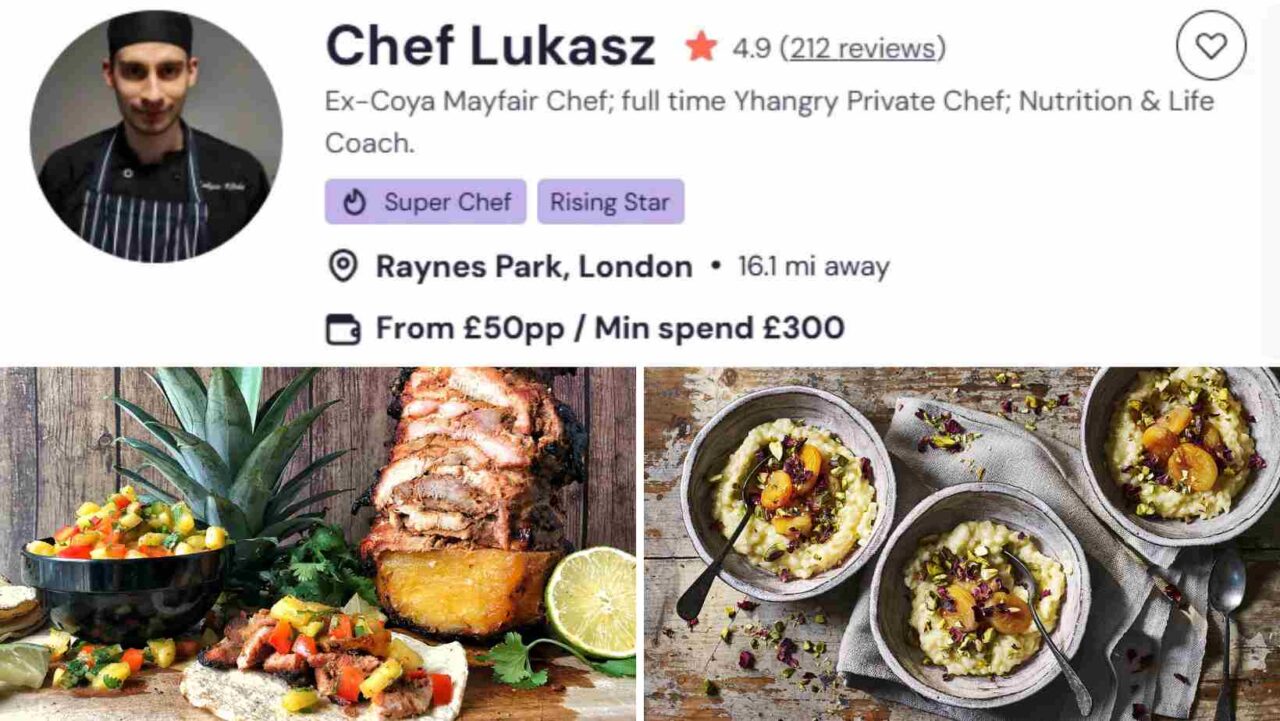 Chef Lukasz’s London iftar buffets are always a hit