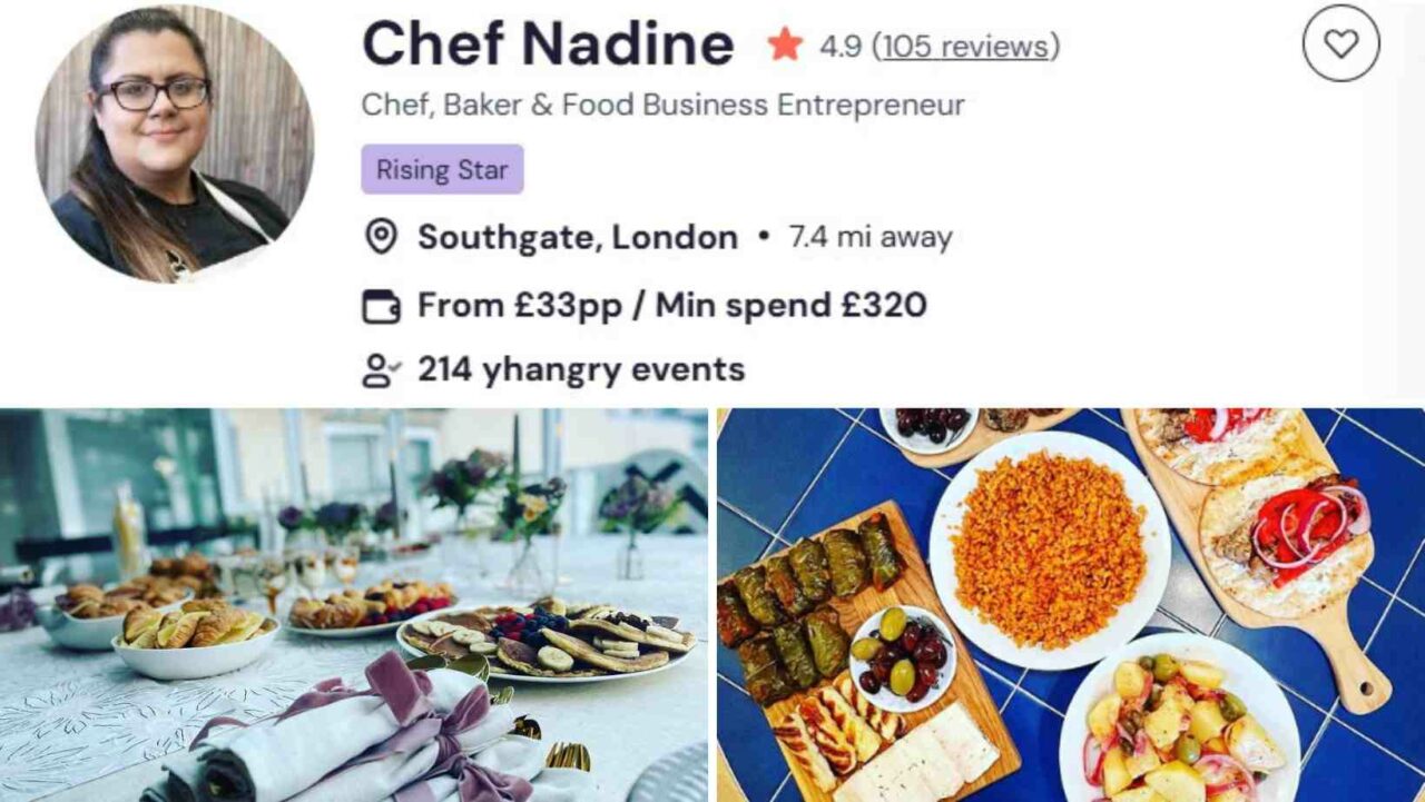 Chef Nadine curates one of the best iftar buffets in London.